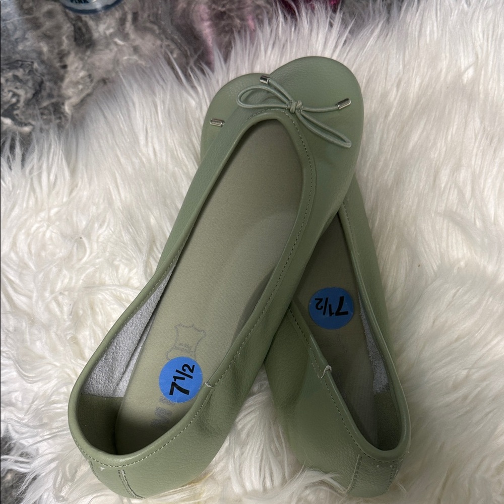 MIA Sage Green Ballet Flats